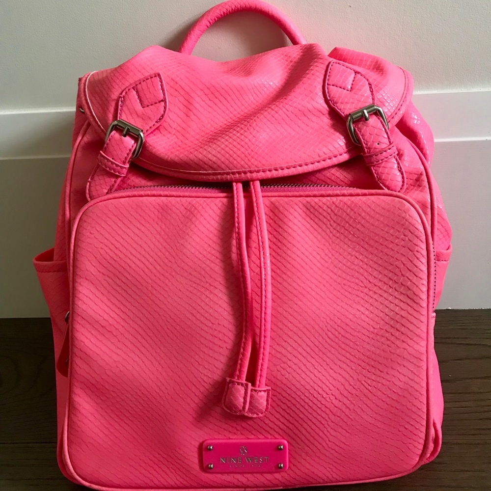 Nine West Backpack Neon Pink